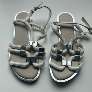 ALDO white sandals